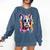 Boston Terrier Lover Pop Art Color Boston Terrier Dog For Men Women Girls Kids Comfort Colors Sweatshirt Denim