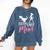 Boston Terrier Mom Boston Terrier Mom Comfort Colors Sweatshirt Denim