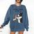 Boston Terrier Mom Dogs Mum Woman Comfort Colors Sweatshirt Denim