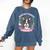 Boston Terrier Mom Mother's Day Comfort Colors Sweatshirt Denim