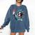 Boston Terrier Selfie Statue Of Liberty 4th Of July American Comfort Colors Sweatshirt Denim