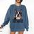 Boston Terrier Will Find And Lick You Bostie Mom Comfort Colors Sweatshirt Denim