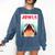 Boston Terriers Jowls Dog Mom Dog Dad Comfort Colors Sweatshirt Denim