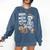 Bruh The Math Ain't Mathin' Show Your Work Halloween Teacher Comfort Colors Sweatshirt Denim