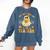 You Can't Scare Me I'm A Math Teacher Halloween Ghost Comfort Colors Sweatshirt Denim