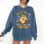 You Can't Scare Me I'm A School Teachers Assistant Halloween Comfort Colors Sweatshirt Denim