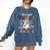 You Can't Scare Me I'm A Teacher Halloween Costume Comfort Colors Sweatshirt Denim