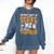 You Can't Scare Me I'm A Teacher Halloween Spooky Season Comfort Colors Sweatshirt Denim