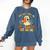 You Can't Scare Me I Teach First Grade Halloween Teacher Comfort Colors Sweatshirt Denim