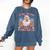 You Cant Scare Me I Teach Kindergarten Teacher Halloween Comfort Colors Sweatshirt Denim