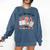 Can't Talk Right Now Doing Teacher Stuff Teacher Stuff Comfort Colors Sweatshirt Denim