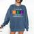 Chemisty Science Teacher Periodic Table Halloween Comfort Colors Sweatshirt Denim