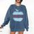 Chicago Flag Teacher School Cute Comfort Colors Sweatshirt Denim Chicago Flag Teacher School Cute Comfort Colors Sweatshirt Denim