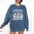 Chillin With My Snowmie Women Christmas Snowman Teacher Snow Comfort Colors Sweatshirt Denim Chillin With My Snowmie Women Christmas Snowman Teacher Snow Comfort Colors Sweatshirt Denim