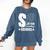 Christian Teacher S Is For Sunday School Essentials Comfort Colors Sweatshirt Denim
