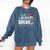 Is It Christmas Break Yet Teacher Xmas Light Santa Hat Comfort Colors Sweatshirt Denim Is It Christmas Break Yet Teacher Xmas Light Santa Hat Comfort Colors Sweatshirt Denim