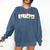 Christmas Santa Special Education SPED Teacher Xmas PJ Comfort Colors Sweatshirt Denim