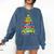 Christmas Tree Made Of Crayons School Teacher Life Student Comfort Colors Sweatshirt Denim Christmas Tree Made Of Crayons School Teacher Life Student Comfort Colors Sweatshirt Denim