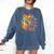 Colorful Brain Art Teacher Artist Painter Student Comfort Colors Sweatshirt Denim Colorful Brain Art Teacher Artist Painter Student Comfort Colors Sweatshirt Denim