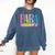 Colorful PARA Teacher Paraprofessional Cute Pencil Comfort Colors Sweatshirt Denim Colorful PARA Teacher Paraprofessional Cute Pencil Comfort Colors Sweatshirt Denim