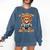 All The Cool Lions Are Reading Lion Teacher Men Women Kids Comfort Colors Sweatshirt Denim