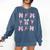 Coquette Bow Ballet Dance Teacher Coquette Women Dancing Comfort Colors Sweatshirt Denim