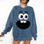 Creepy Carrots Face Teacher Halloween Costume Matching Comfort Colors Sweatshirt Denim Creepy Carrots Face Teacher Halloween Costume Matching Comfort Colors Sweatshirt Denim