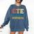CTE Teacher Education Career Technical Comfort Colors Sweatshirt Denim CTE Teacher Education Career Technical Comfort Colors Sweatshirt Denim