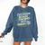 Custodian Because Teachers Need Heroes Too School Janitor Comfort Colors Sweatshirt Denim