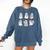 Cute Boo Ghost Reading Books Halloween Librarian Teacher Kid Comfort Colors Sweatshirt Denim Cute Boo Ghost Reading Books Halloween Librarian Teacher Kid Comfort Colors Sweatshirt Denim