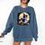 Cute Boston Terrier Halloween Costume Dog Lover Women Girls Comfort Colors Sweatshirt Denim