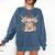 Cute Floral Highland Cow Back To School For Women Teacher Comfort Colors Sweatshirt Denim Cute Floral Highland Cow Back To School For Women Teacher Comfort Colors Sweatshirt Denim