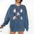 Cute Ghost Cat Playing Musical Halloween Music Teacher Comfort Colors Sweatshirt Denim Cute Ghost Cat Playing Musical Halloween Music Teacher Comfort Colors Sweatshirt Denim
