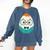 Cute Good Egg Teacher Halloween Costume Food Group Comfort Colors Sweatshirt Denim Cute Good Egg Teacher Halloween Costume Food Group Comfort Colors Sweatshirt Denim