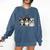 Cute Halloween Boston Terrier Dogs Witch Hat Ghost Dog For Men Women Kids Comfort Colors Sweatshirt Denim