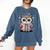 Cute Reading Owl Book Lover Teacher Librarian Bookworm Comfort Colors Sweatshirt Denim Cute Reading Owl Book Lover Teacher Librarian Bookworm Comfort Colors Sweatshirt Denim
