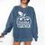 Cute Substitute Teacher Appreciation Men Women Comfort Colors Sweatshirt Denim