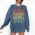 Dad My Favorite Teacher Is My Daughter Proud Daddy Comfort Colors Sweatshirt Denim