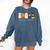 Daycare Teacher Halloween Infant Squad Spooky Childcare Fall Comfort Colors Sweatshirt Denim