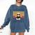 Dear Teacher I Talk To Everyone So Moving My Seat Won’t Help Comfort Colors Sweatshirt Denim
