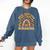 Director One Thankful Fall Teacher Women Life Comfort Colors Sweatshirt Denim