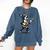 Dog Playing Guitar Singing Boston Terrier For Men Women Girls Kids Comfort Colors Sweatshirt Denim