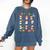 What Are We Doing Today PE Teacher Snowman Christmas Comfort Colors Sweatshirt Denim