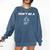 Don't Be A Jerk Math Scholar Teacher Nerd Comfort Colors Sweatshirt Denim