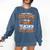 I Don't Need a Costume I'm An Art Teacher Retro Halloween Comfort Colors Sweatshirt Denim