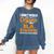 I Don't Need A Costume I'm A ELA Teacher Halloween Comfort Colors Sweatshirt Denim