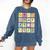 Dual Language Crew Bilingual Spanish Teacher Back To School For Men Women Comfort Colors Sweatshirt Denim