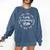Early Learning TEAM Preschool Teacher Early Learners Crew Comfort Colors Sweatshirt Denim