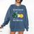 Earth Rotation Earth Day Science Teacher Kids Women Comfort Colors Sweatshirt Denim
