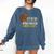 Lets Eat Kids Punctuation Turkey Thanksgiving Teacher Comfort Colors Sweatshirt Denim